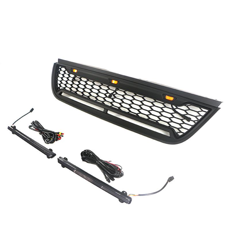 Front Bumper Grille with Lights for 2002-2005 Ford Explorer