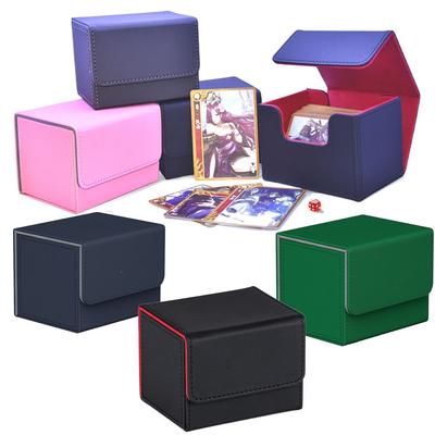 Collectible Game Game MTG Trading Card Holder PU Storage Box Collection Box Deck Box Children