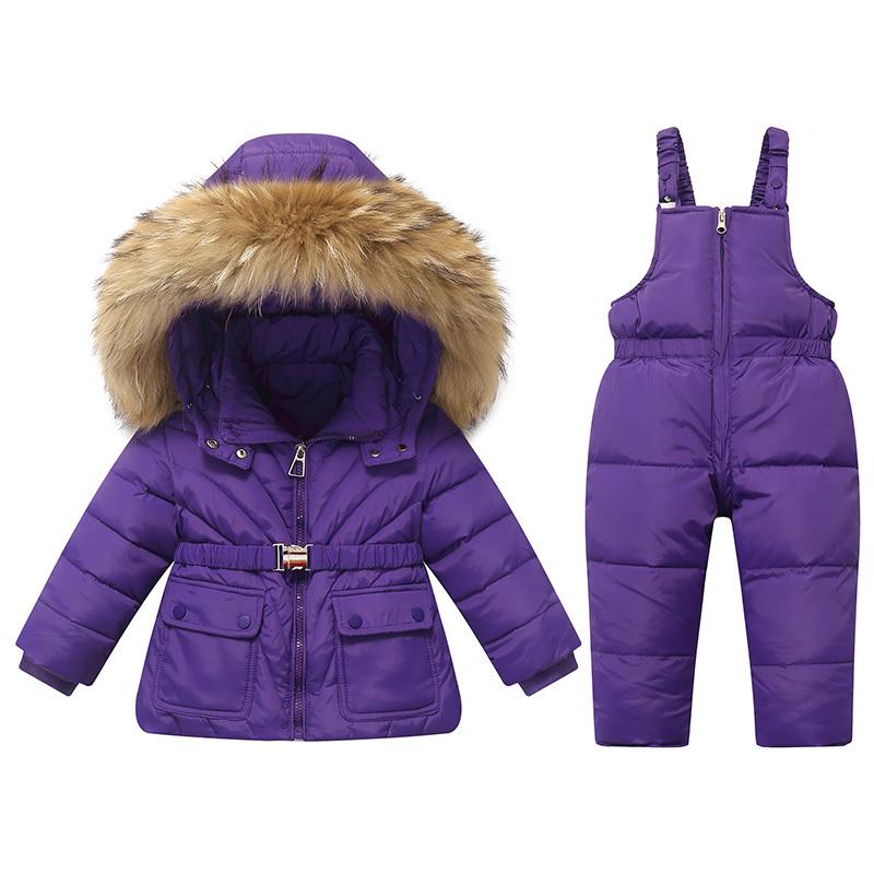 Children Down Jacket Jumpsuit Suit Winter