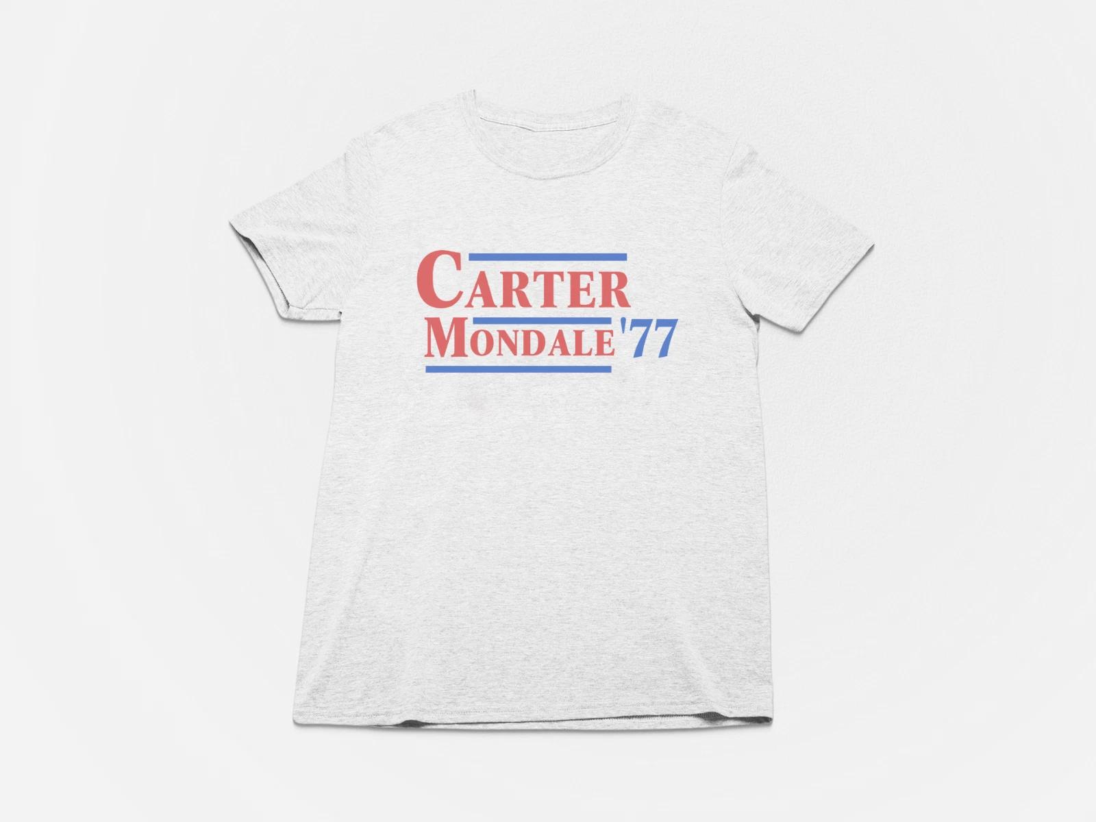 Jimmy Carter Walter F. Mondale Tshirt, (1981-1989), Political, Campaign S