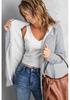 European American Winter Women's Solid Knit Cardigan: Casual Versatile Single-Breasted Multi-Button Warm Jacket