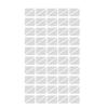 100 Stück Dreieckige Form Kragenstütz-Sticker Selbstklebend Hemdkragen-Stützen Hemden