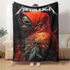 1pc Dragon guitarThemed Blanket Soft Flannel All Season Cozy Throw with Bold Graphic Print, Travel, or Holiday Gift for Family & Friends