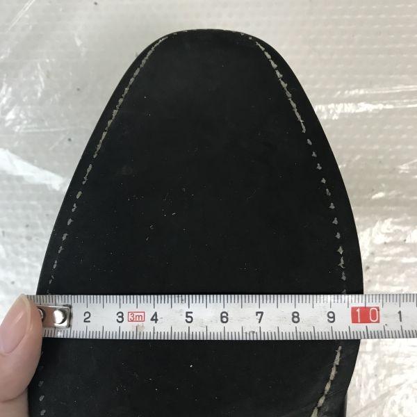 USED/Japan Scotch Grain Goodyear Straight Tip Cap Toe Shoes 24.5cm Black