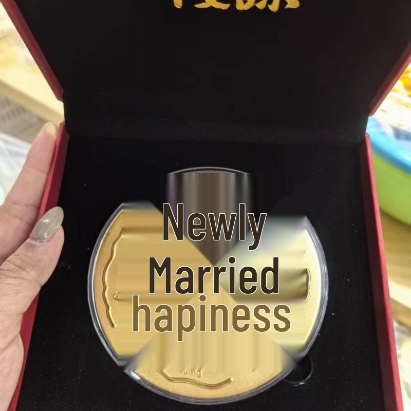 Pure Gold 999 Big Cake:  Dad, I Love You  - 50mg Gift for Birthdays  Valentine s Day