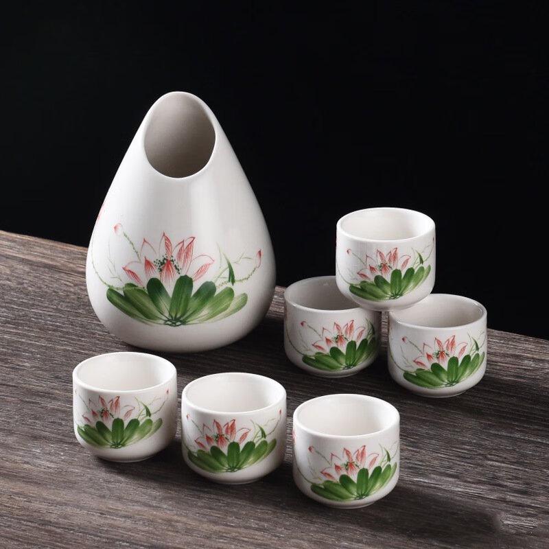 Shangqi Water Drop Ceramic Baijiu Set