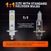 2Pcs 22000LM H1 H3 LED Headlight Bulbs Mini Canbus H1 Led Lamp 40W CSP for Car Headlamp Fanless DRL Light Auto Diode Fog Lamps 12V 6500K White