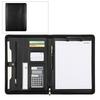 Customized A4 Executive Multifunction Clipboard PU Leather File Folder Zipper Pockets Embossed Design Personalized Logo XIWAN