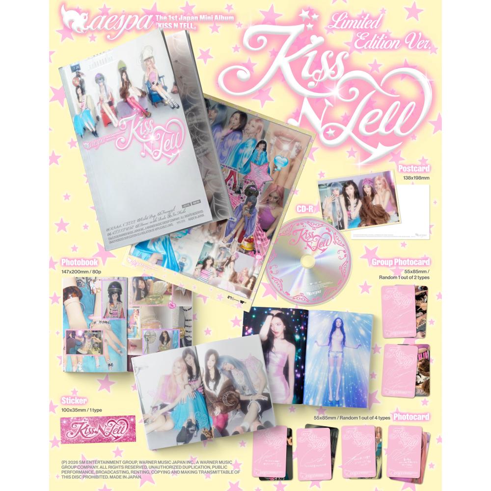 aespa Japan 1. Mini-Album [KISS N TELL]