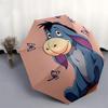 Eeyore, Butterflies Themed Automatic Opening and Closing Umbrella, Brightly Colored 8-rib Portable Umbrella, Suitable for Men and Women, A Perfect Gif