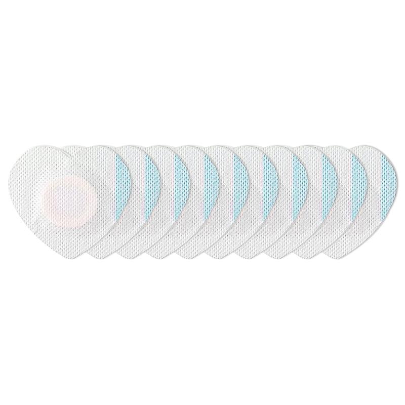 

10 шт. Одноразовый пластырь с касторовым маслом для пупка, самоклеящаяся пупочная повязка, одноразовые нетканые салфетки, пластыри с касторовым маслом для живота белый