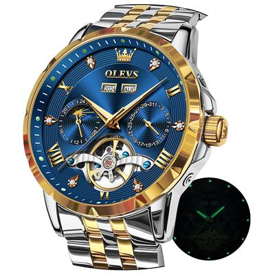 OLEVS Men's MechanicalAutomatic WatchwithMoonphase