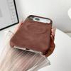 Rrtro Suede Lambskin Leather Magnetic Case For iPhone 17Air 16 15 14 13 12 17 Pro Max Plus For Magsafe Wireless Charging Cover