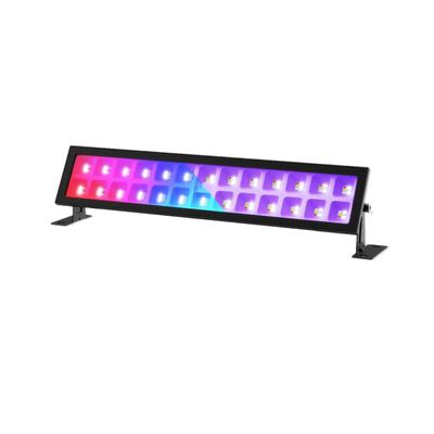 48W 72LED RGB Svetlo UV Čierne Svetlo Nástenné Umyvárka UV Svetelná Lišta Umyvárkové Svetlo Javisné Svetlá pre Galériu