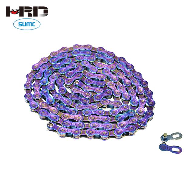 SUMC Rainbow Bicycle Accessories SX13  126L Chain  13 Speed Solid Bike Chain 13s MTB / Road Bicycle Stainless Steel