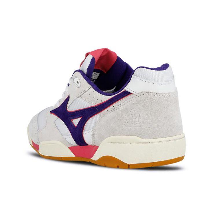 Mizuno Club 75 X Court Select Purple Unisex Sneakers White Pink Gum D1GD182801