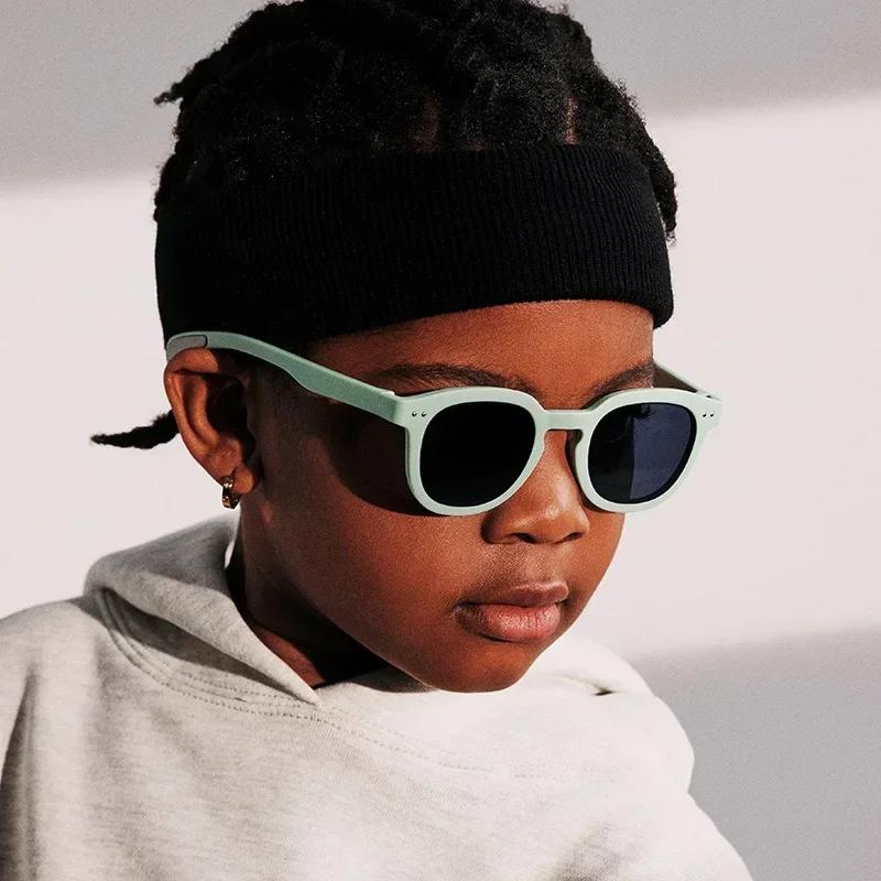 New Kids Polarized Sunglasses Boys Girls Square Sunglass 100% UV Protection Sunglasses Durable Shade Age 3-12