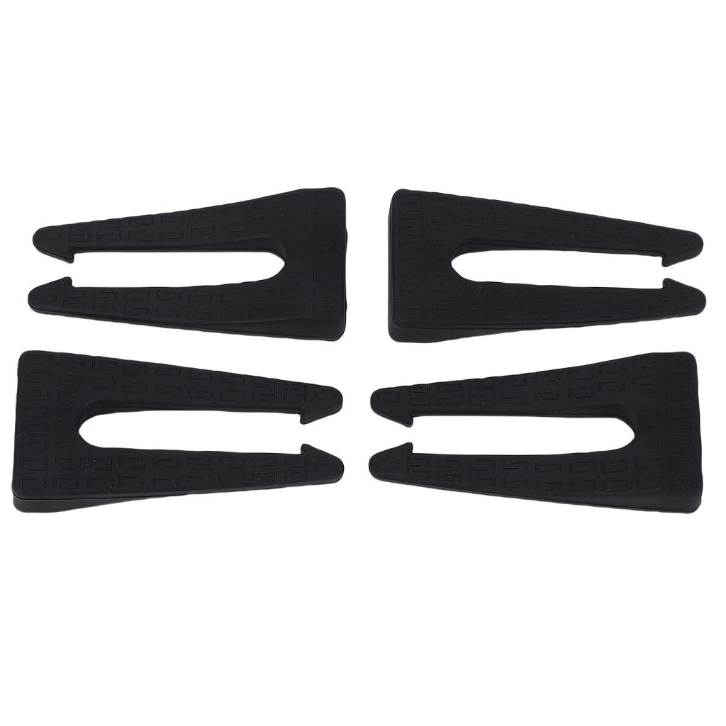 4 Pcs Stove Knob Safety Locks Silicone Universal Fit Oven Control Knob Locks Black