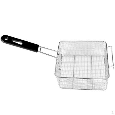 Fry Basket, Stainless Steel Removable Basket,Poaching Boiling Deep Frying Basket,Fruit