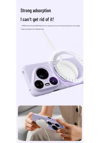 Huawei Pura 80 Pro Magnetic Silicone Phone Case for Huawei Mate 70 Pro - Skin-Feel, Suitable for Men and Women