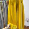 Women's Plus Size Fleece-Lined Harem Sweatpants – Autumn/Winter Style, Loose Fit, Nine-Point Cuffed.