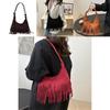 Vintage Leather Tote Bag With Topstitched Design For Business And Daily Use