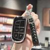 Girly Key Fob Cover With Keychain For Fiat For Jeep Grand Cherokee Renegade Wrangler Patriot Grand Commander, Pink