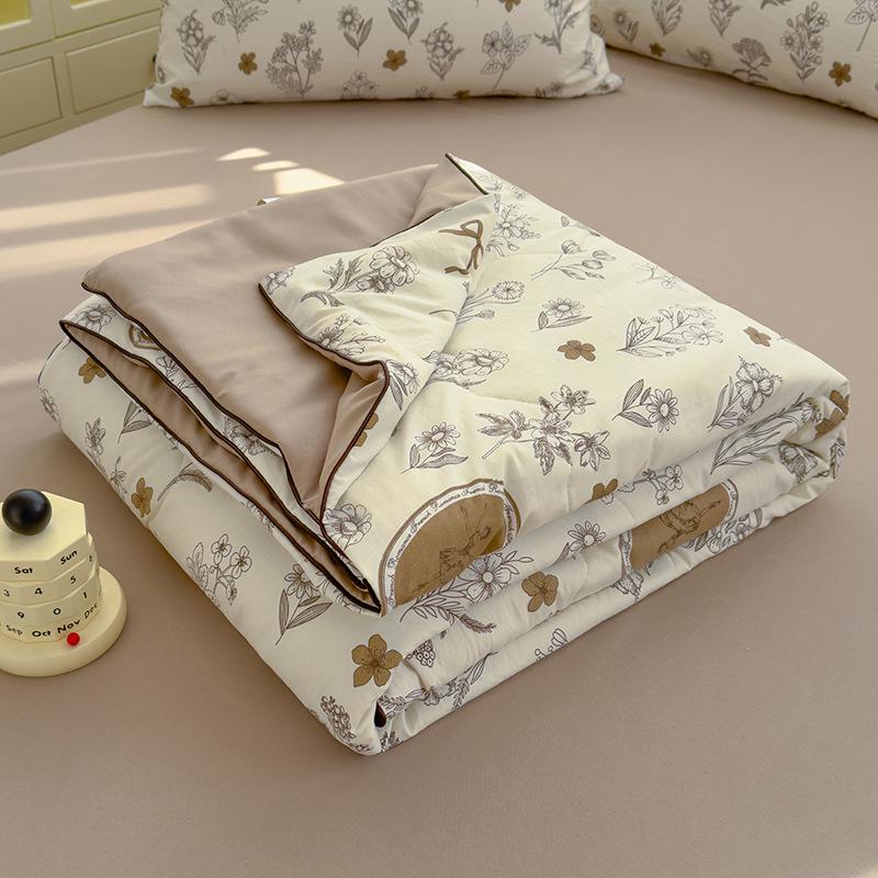 Class A Double Layer Soybean Fiber Quilt for Mothers & Babies - Lightweight Children's Summer Air Conditioning Quilt