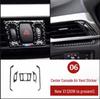 BMW X1 F48/F49 2016-2018 Carbon Fiber Center Console Air Outlet Sticker