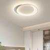Flush Mount Ceiling Light Fixture with Remote Control Stepless Dimming Modern Ceiling Lamp for Bedroom Kitchen 110V Stacked Circular