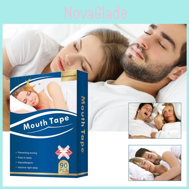 West Month Snoring Relief Oral Tape Comfortably Supports Sleep With 90 Pieces