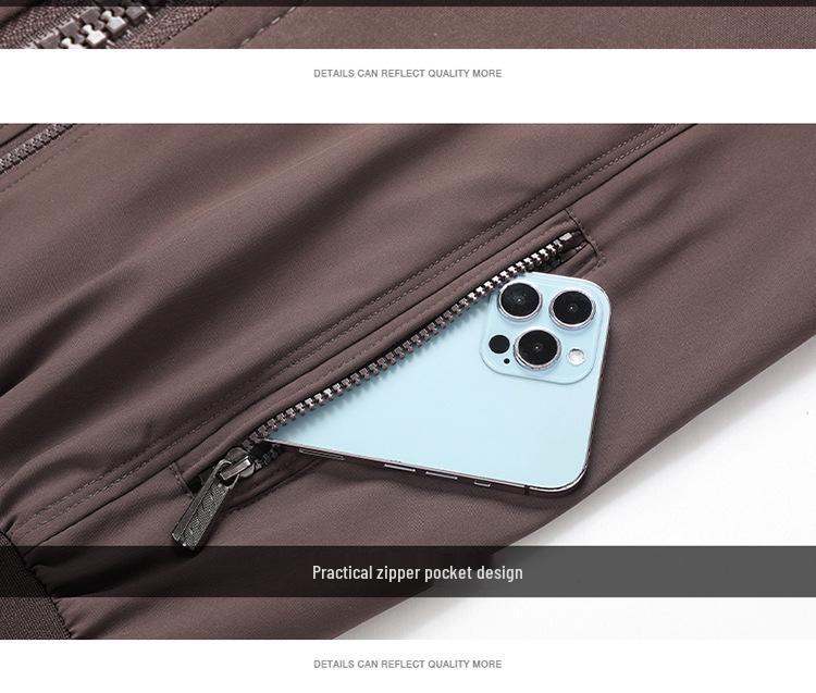 Herren Freizeitjacke, leicht, einfarbig, Frühling & Herbst, Übergröße verfügbar