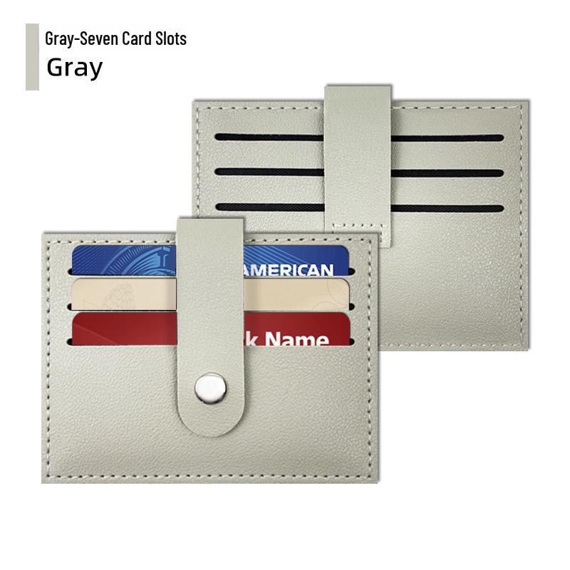 Exquisite Anti-Theft RFID Leather PU Card Holder: Universal, Spacious, & Stylish for Women