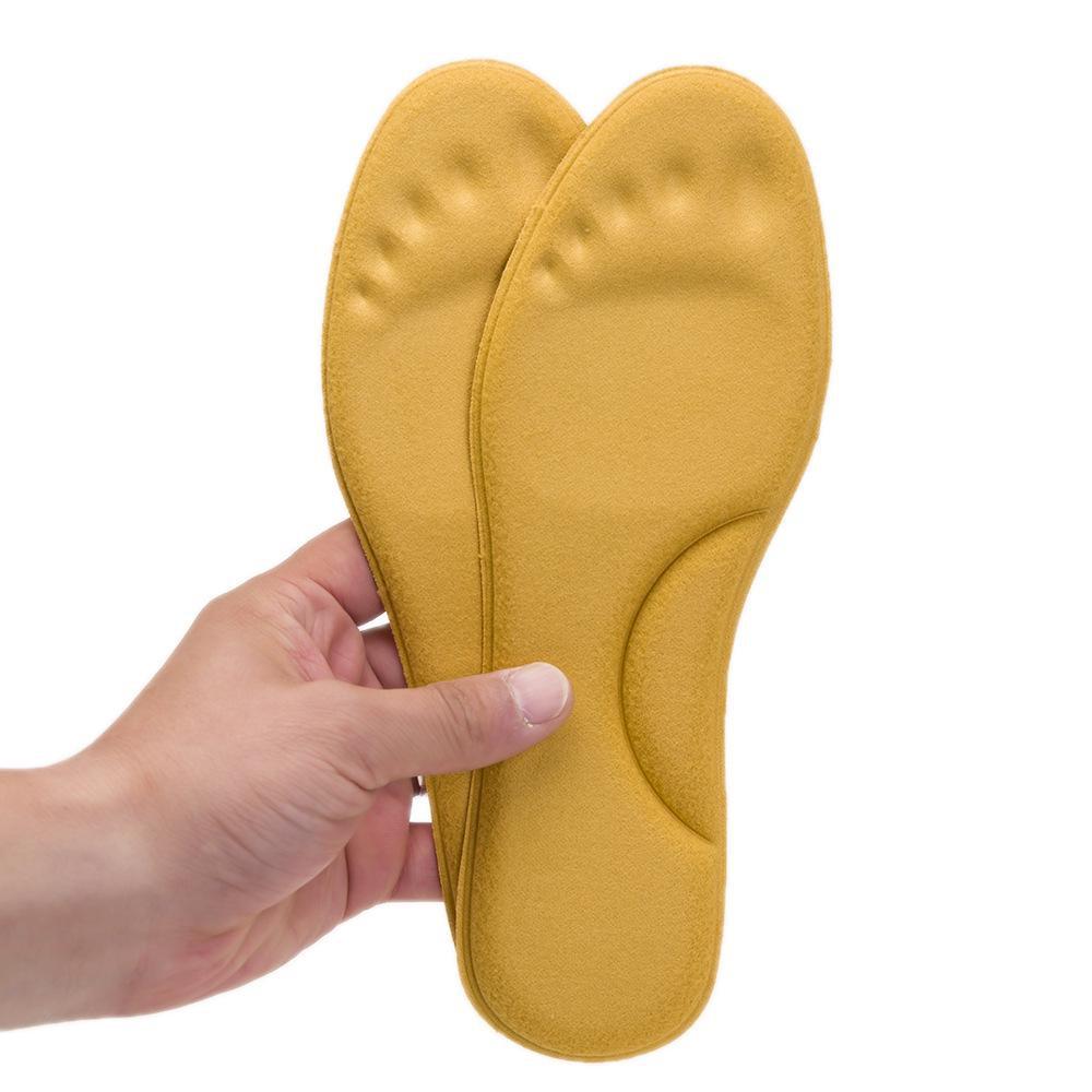 Self Heated Thermal Insoles for Feet Warm Memory Foam Arch Support Insoles for Men and Women Winter Sports Shoes Self-heating Shoe Pads