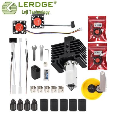 T-Rex X1 P1 3D Printer Hotend Assembly with Hardened Steel Nozzle and Ceramic Fan