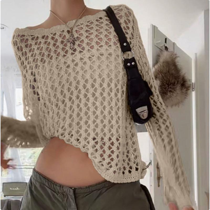 BITCED Women's Fashion Casual Solid Color Print Long Sleeve Blouses & Shirts