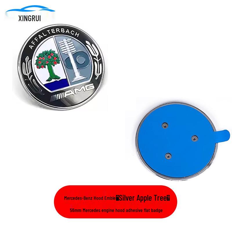 Mercedes-Benz C/S/E-Class Hood Emblem Universal Paste-on Sticker