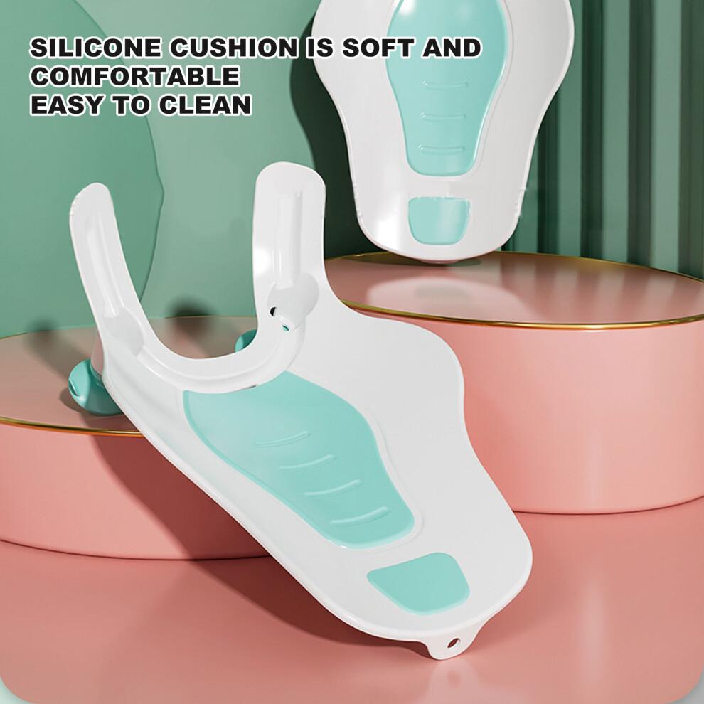 Verstellbarer ergonomischer Baby-Badewannenkissen mit einfachem Ablassdesign