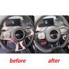 Car Steering Wheel Button Frame Cover Trim for BYD Seagull Dolphin Mini Interior Accessories 2024