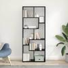 Bookshelf Black Oak Look 67 x 25 x 162 cm Engineered Wood
