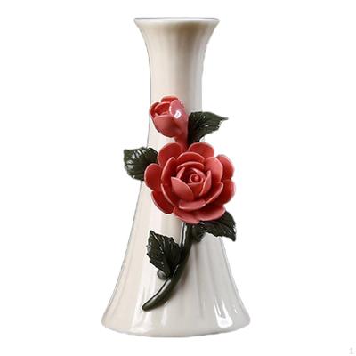 Bud Vase Pinched Flowers Ornaments Arrangement Pot Dry Holder 3 Cafe Farmhouse Household Decoration