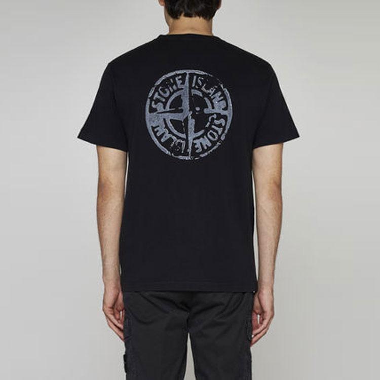STONE ISLAND Embroidered T Shirt 79152NS82-V0029