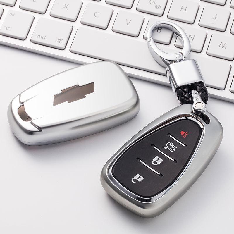 Chevrolet Key Cover for Cruze, Malibu XL, Trax, Equinox - TPU Shell & Buckle for Smart Models