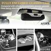 Press Switch Car Glasses Box Sun Visor Glasses Holder Internal Soft Fabric Scratch Resistant Shock-proof Eyeglasses Storage Case
