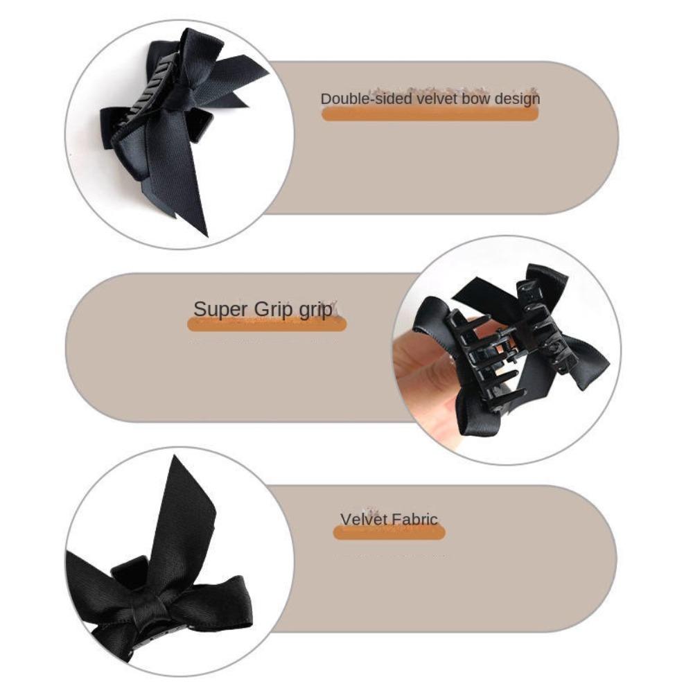 Sweet Bow Hairpin Pink Hair Claw Clip Headdress Bowknot Hair Clips  Girls