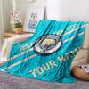 Custom Name MCFC Flannel Blanket, High Quality Comfortable for All Seasons, Home Decor, Warmth and Comfort