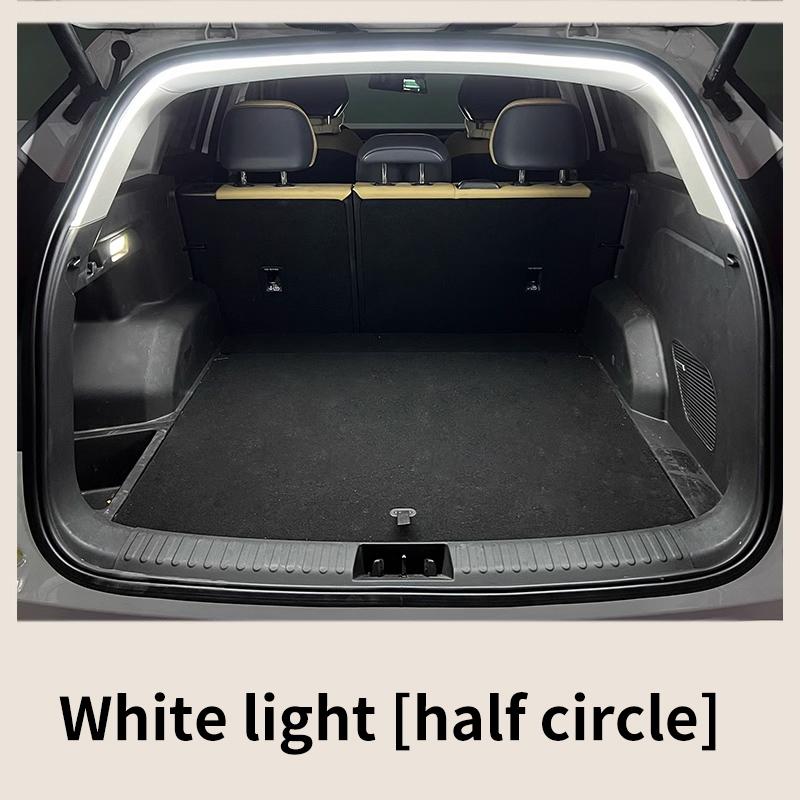 Car High Brightness Trunk Lighting Ambient Light Interior Decoration Led Wireless Automatic Sensing Tailgate Light Strip 2M white light