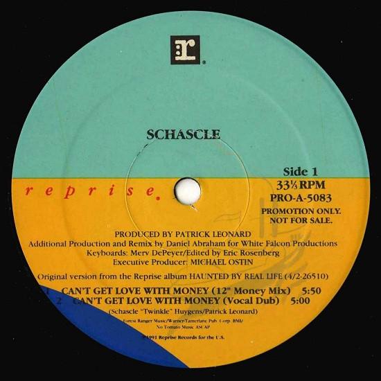 

12inch Record SCHASCLE Cant Get Love With Money PROA5083 Reprise Records 1991 US SoulFunk Used
