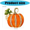 Lucky Pumpkin Brooch Pin Secure Safety Clasp Lightweight Alloy Jewelry For Costume Parties Office Wear Festive Event