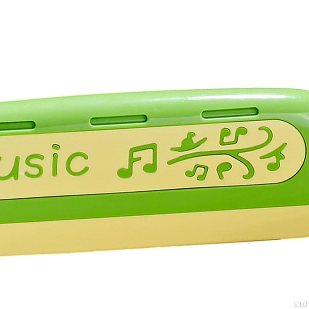 16 Holes Harmonica Mouth Organ, Cartoon Musical Instrument Play Toy for Game Travel,